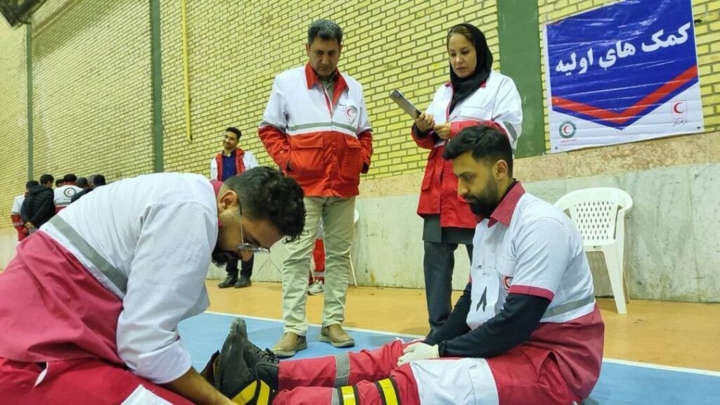 آغاز چهاردهمین مرحله ارتقای درجه نجاتگران هلالاحمر گلستان از ۲۴ خرداد